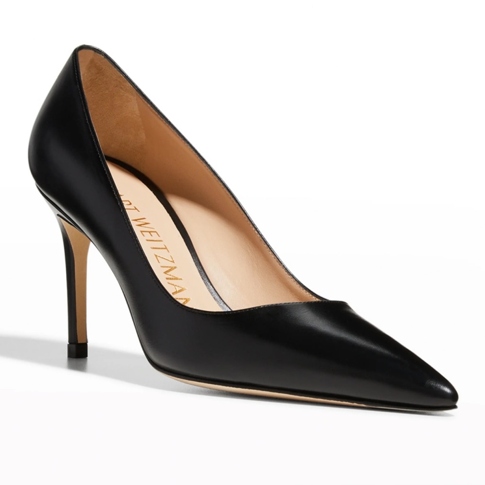 New Stuart Weitzman Leather Stiletto Pumps